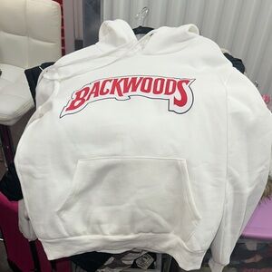 White Backwoods Hoodie